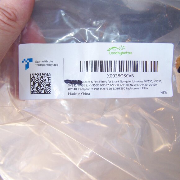 Set of 3 Shark Navigator Lift-Away Filers NWT - Picture 2 of 2